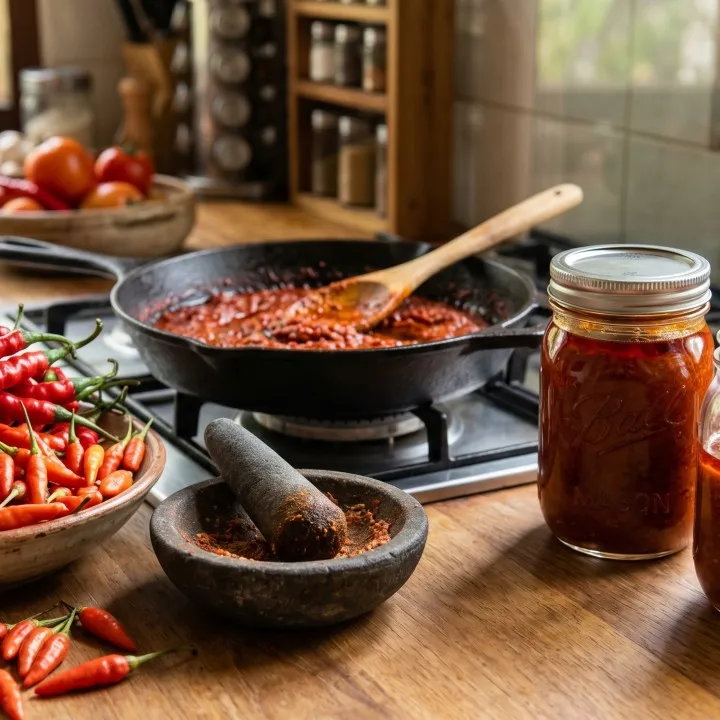 Stok cabai menumpuk? Cara olah jadi bumbu dasar merah yang bisa dipakai kapan saja