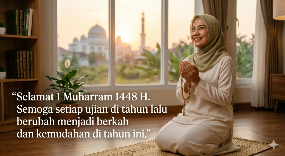 50 Ucapan Tahun Baru Islam 1 Muharram 1448 H yang singkat dan menyentuh