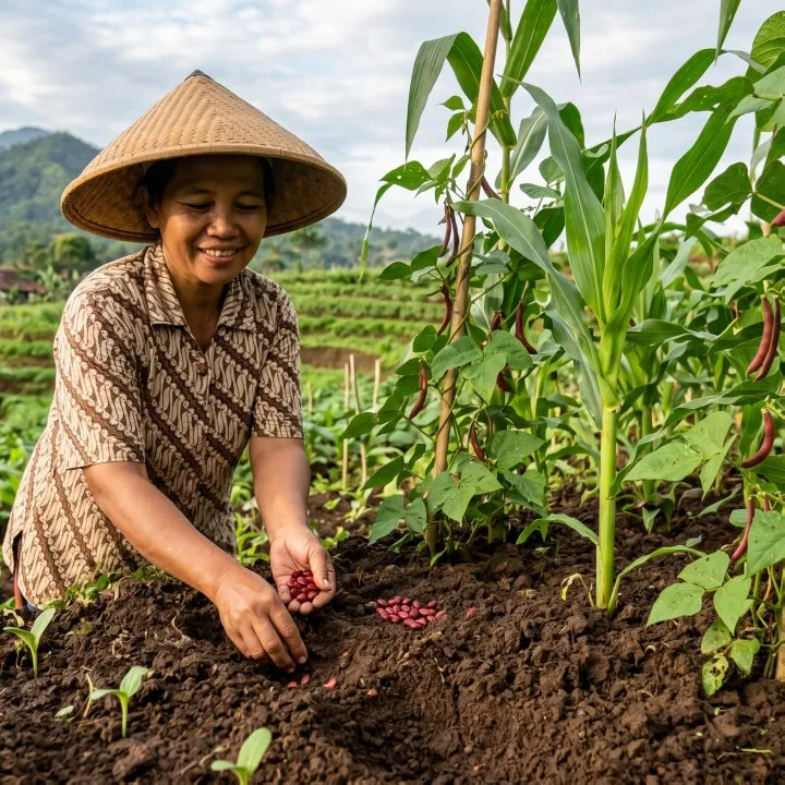 5 Cara menanam kacang merah ala petani desa, mudah dirawat dan cepat panen