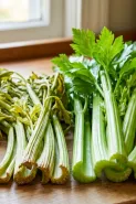 Daun seledri layu jangan langsung dibuang, coba trik segarkan ini dulu