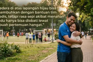 50 Kata-kata gombalan ala pemain bola, romantis tapi nggak alay