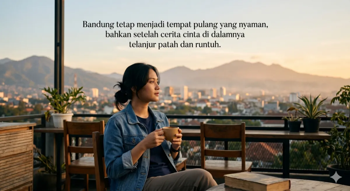 50 Kata-kata tentang mantan yang tertinggal di Bandung, aesthetic dan bikin galau