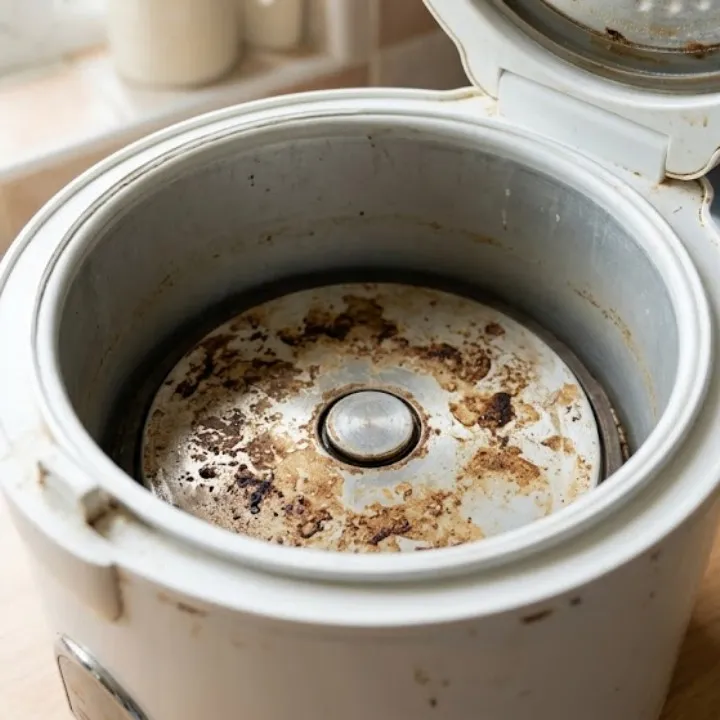 Cara membersihkan rice cooker berkerak di bagian pemanas yang aman dan efektif