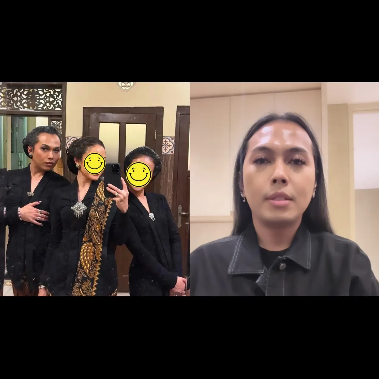 Pria pakai kebaya wanita saat Kirab 1 Suro Mangkunegaran, ini permohonan maafnya setelah kena tegur