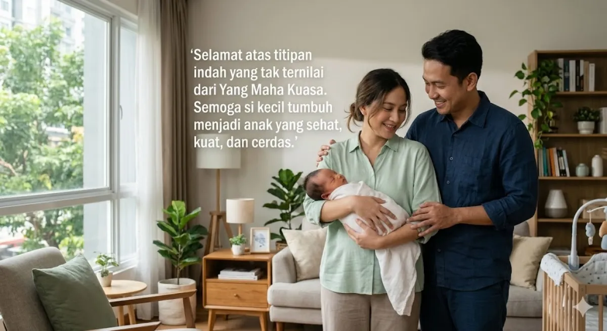 30 Ucapan selamat atas kelahiran bayi terbaik 2026, singkat, tulus, dan menyentuh hati