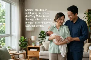 30 Ucapan selamat atas kelahiran bayi terbaik 2026, singkat, tulus, dan menyentuh hati