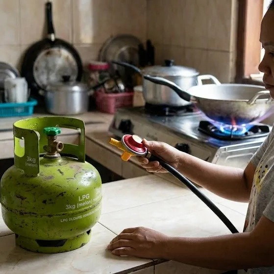 Kenapa api kompor gas tidak besar meski sudah full? Ini penjelasan dan trik mengatasinya