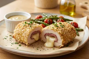 Resep chicken cordon bleu lezat dengan minyak sedikit, lebih sehat dan masaknya ternyata gampang