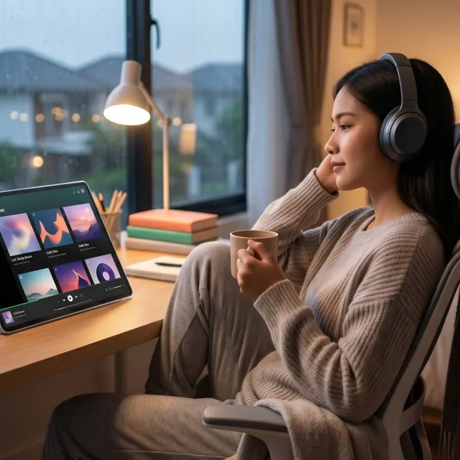 50 Nama playlist Spotify aesthetic 2026 untuk belajar, kerja, dan rebahan