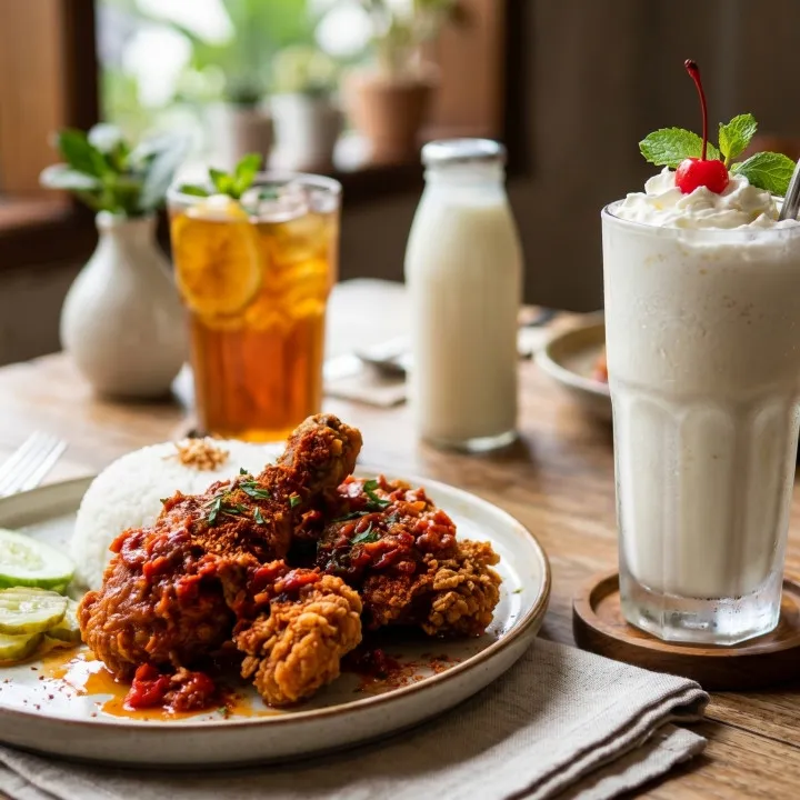 7 Minuman pendamping makan ayam pedas, redakan sensasi terbakar di lidah