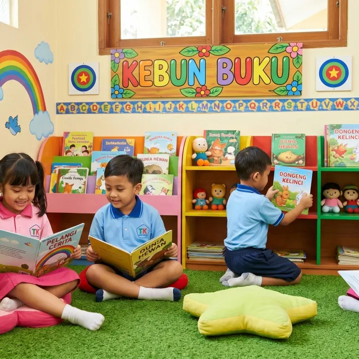 50 Ide nama perpustakaan mini Taman Kanak-Kanak yang seru, ceria, dan mudah diingat
