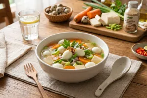 Resep sup tahu telur puyuh yang sehat tapi rasa tetap nomor satu, masaknya gampang banget
