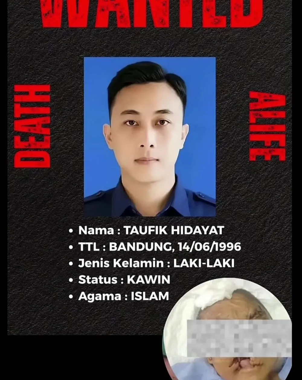 Aditya Pratama Preman Pensiun mirip DPO Taufik Hidayat © 2026 brilio.net