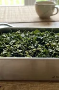 Trik menggoreng kailan crispy ala rumahan yang enak dan nggak pahit seperti daun pepaya