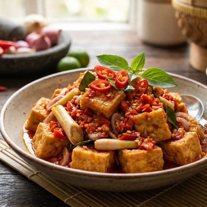 7 Resep olahan tahu pedas praktis teman nasi hangat dan bumbu meresap sempurna