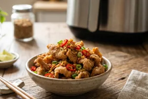 Resep kulit ayam cabe garam tanpa perlu deep frying, lebih sehat tapi nikmatnya tetap terasa