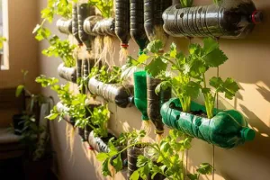 Cara tanam seledri di botol bekas yang digantung, solusi berkebun praktis untuk hunian padat