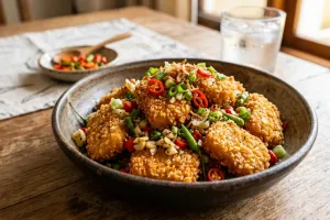 Resep nugget cabe garam sederhana, gurih pedas dan siap saji dalam 15 menit