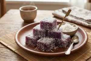 Resep kue basah ongol-ongol ubi ungu gurih manis anti gagal