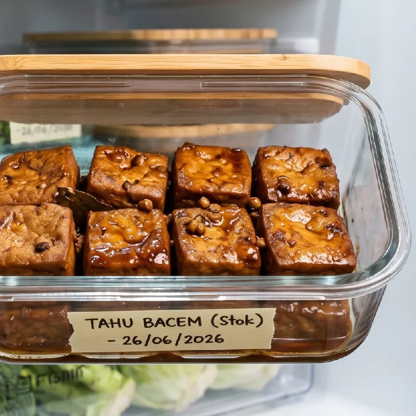 Resep tahu bacem untuk stok di kulkas, ini caranya agar makanan bisa tahan lama dan tetap enak