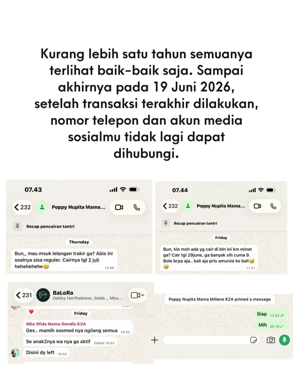 Tantri Kotak ditipu Rp10 miliar © 2026 