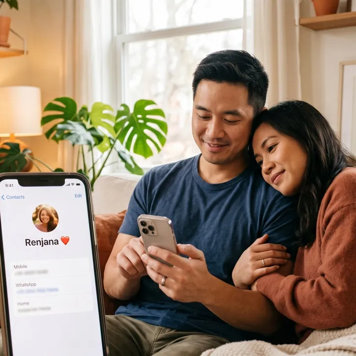 100 Ide nama kontak istri yang unik, romantis, dan penuh makna