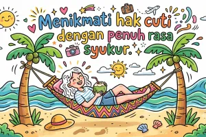 50 Caption WA sedang liburan lucu dan santai agar rekan kerja paham lagi cuti