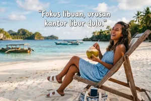 100 Status WA lagi cuti kerja yang singkat, lucu, dan profesional terbaru 2026