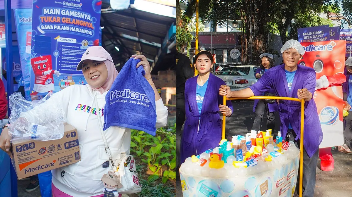 Heboh parade Bathtub Keluarga Ceria Bersama Medicare di Bandung, ada bagi-bagi bonus 1 kardus!