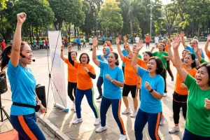 7 Contoh teks yel-yel komunitas senam paling enerjik dan seru terbaru