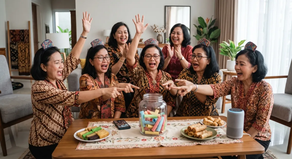 7 Contoh teks yel-yel arisan ibu-ibu paling lucu dan kompak terbaru 2026