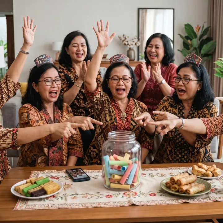 7 Contoh teks yel-yel arisan ibu-ibu paling lucu dan kompak terbaru 2026