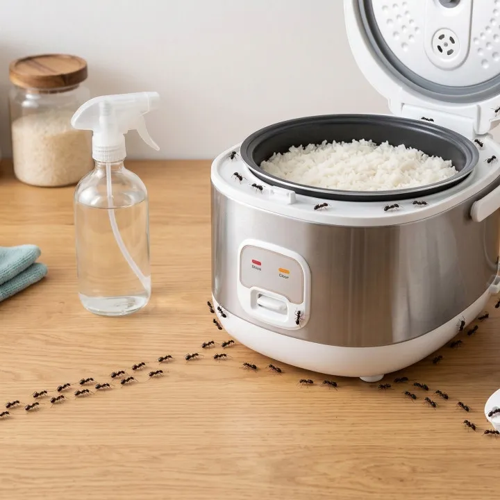 Cara mengatasi rice cooker yang banyak semut agar tidak korsleting dan rusak