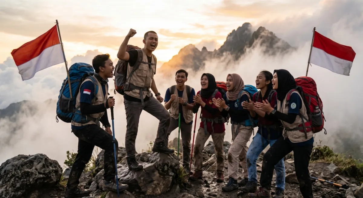 9 Contoh teks yel-yel pecinta alam (mapala) paling tangguh terbaru 2026