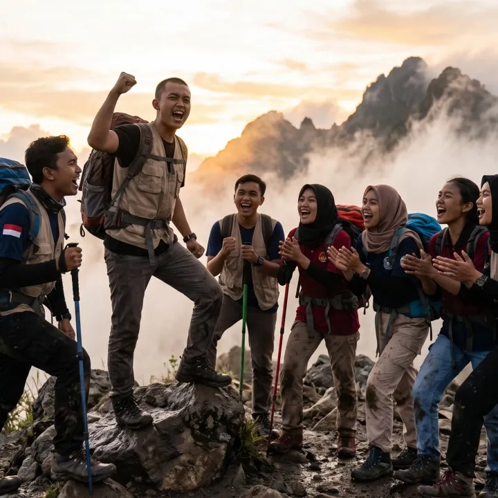 9 Contoh teks yel-yel pecinta alam (mapala) paling tangguh terbaru 2026