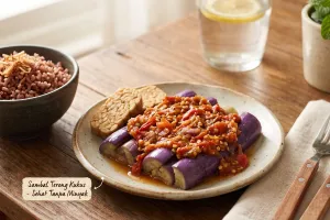 Resep sambal terong kukus yang lezat dan tetap sehat, solusi cerdik bagi yang hindari masakan goreng