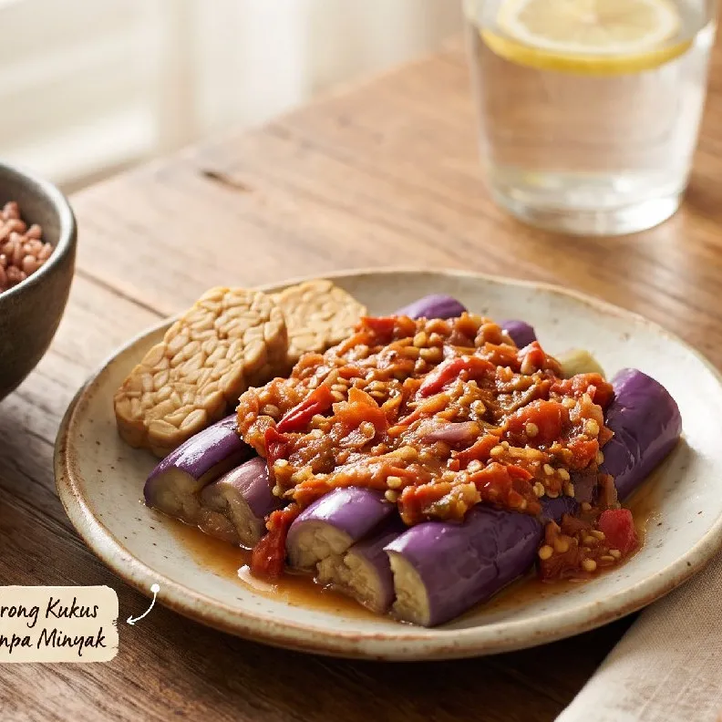 Resep sambal terong kukus yang lezat dan tetap sehat, solusi cerdik bagi yang hindari masakan goreng