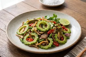 Resep tumis pare lezat anti pahit yang keluarga pasti suka, ternyata triknya segampang ini
