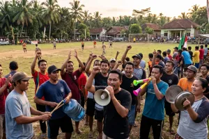 9 Contoh teks yel-yel sepak bola antar kampung paling kreatif dan pembakar semangat