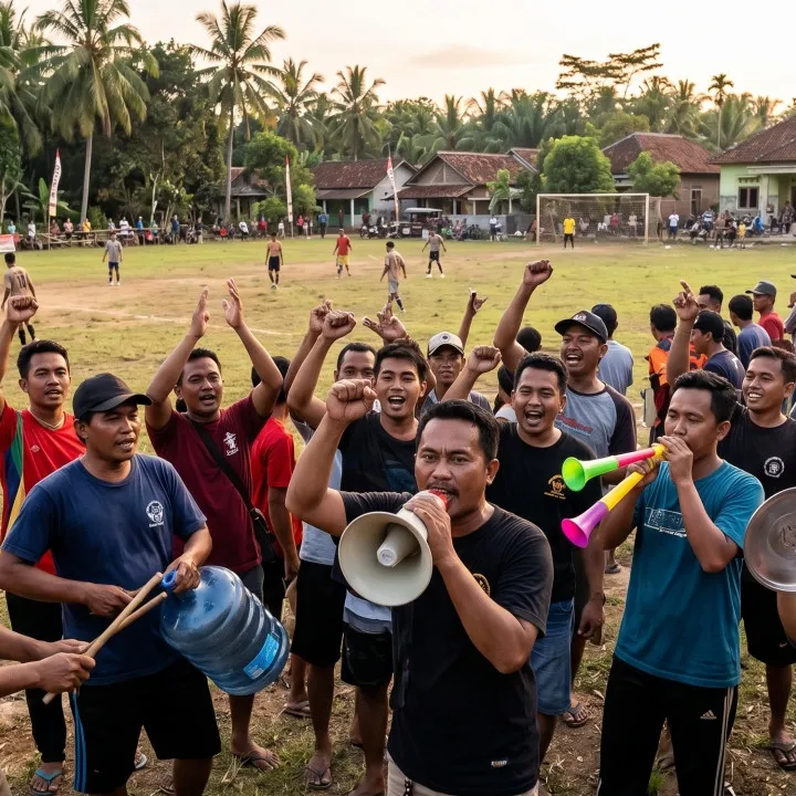 9 Contoh teks yel-yel sepak bola antar kampung paling kreatif dan pembakar semangat