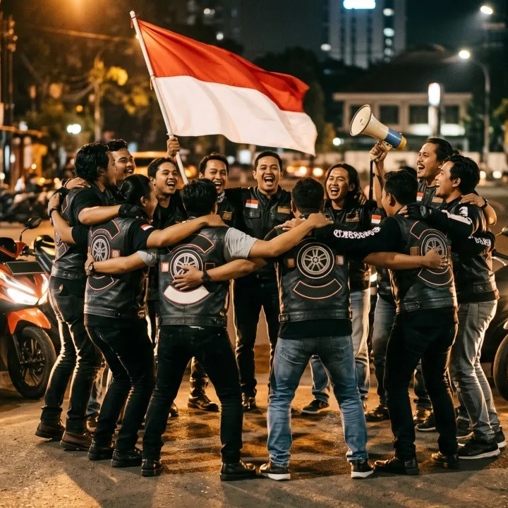 9 Contoh teks yel-yel komunitas motor paling solid dan pembakar semangat