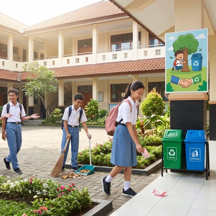 50 Slogan kebersihan lingkungan sekolah yang kreatif dan menarik untuk poster edukasi