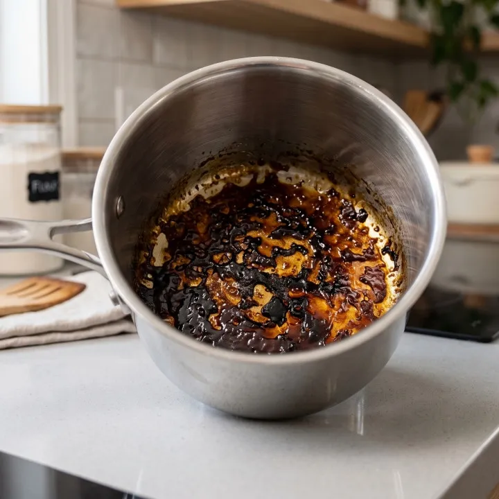 Panci stainless kena karamel yang mengeras? Ini cara bersihinnya tanpa gores
