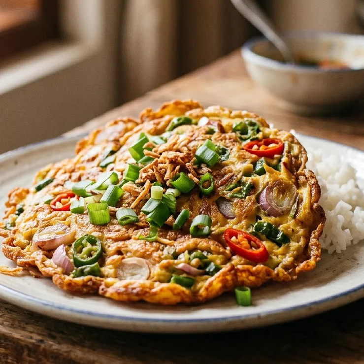 Cuma ada telur di kulkas? Yuk cobain telur dadar padang dengan bahan seadanya di dapur yang lezat