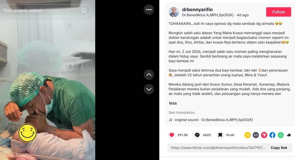 22 tahun menanti lahir bayi kembar © 2026 