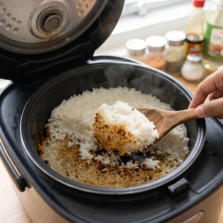 Kenapa nasi di rice cooker cepat berkerak di bagian bawah? Begini cara mencegahnya