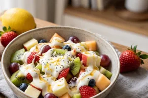 Resep salad buah sederhana rendah kalori dan tinggi vitamin, ternyata rahasianya saus yang lezat ini