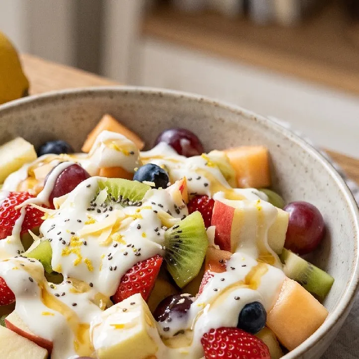 Resep salad buah sederhana rendah kalori dan tinggi vitamin, ternyata rahasianya saus yang lezat ini