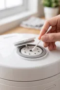Cara membersihkan lubang uap rice cooker yang mampet agar nasi matang lebih merata