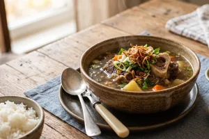 Tulang sapi sisa Idul Adha masih ada? Jangan dibuang yuk coba resep sup tulang lezat nan gurih